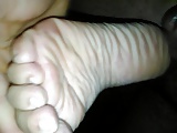 Bbw latina weird foot job.