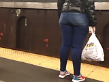 Candid Wide Booty in Train Station 2