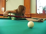 Pool table... Creampie