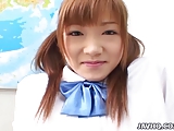 Lovely Japanese coed discover a big vibro