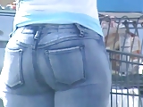 Candid Phat Latina Ass in jeans part 1