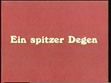 vintage 70s german - Ein spitzer Degen - cc79