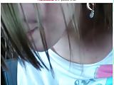 Japanese chick sucking dildo and playing with pussy
