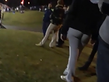 Teen ass at a football game