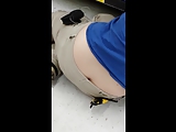 Sexy Ass Crack on Wal-Mart Clerk