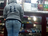 Candid Whooty Wedgie Jeans