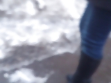Kyrgyz girl in boots