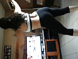 Slut getting in shape