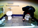 bbw woman hovering over the toddler toilet