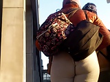 Bag Lady VPL Booty Butt Ass