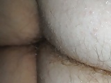 wifes hairy butt crack under the sheets very late night