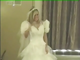 Amateur. Very nice boobed bride fuck in white stockings.