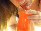 panties aside, kitty makes orange soda taste even better