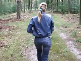 Cute Blonde hot Sex in the Forest