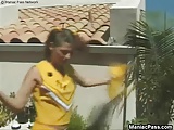 Hot sunny cheerleader fucking