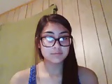 Shy half asian teen nerd girl loves my big cock