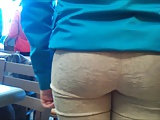 YOUNG TEEN TIGHT ASS IN WHITE PANTS HIDDEN CAM fm133