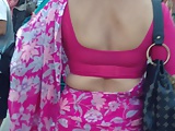 sexy nepali aunty blouse back