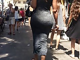 Bouncy Big Ass walking in slow motion