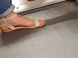 pink toes in train pt I