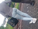 Amazing Teen ass in tight jeans filmed!