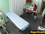 Real spycam amateur licked out by her doctor