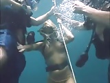 Scuba double blowjob