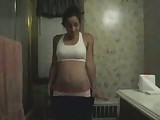 Teen strips for her BF