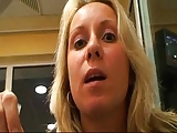 German Milf masturbate at BurgerKing