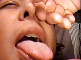 FAT FILTHY WHORE ALMA SMEGO EATING MORE CUM 