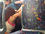 Hot lesbians eating pussy on the public bus in melbourne