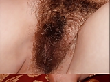 Hairy cunt of my mature wife!