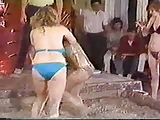 Titanic Toni Kessering Mud-Wrestling - 80s classic!