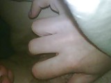 voyuered my wife rubbing her pussy under the duvet