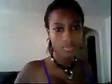 Cute black teen on cam 