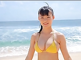 Mizuki Hoshina Yellow Bikini - non nude