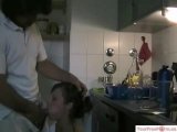 Man Fucks His Woman During The Dishes