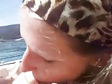 amateur blowjob on boat