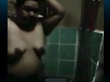Mary jane filipina ubang in bathroom