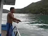 Latino making Love on a boat