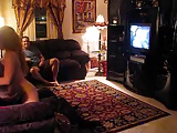 sexy redhead girlfriend fucking a black stud 