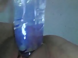 Masturbation and cum of pumped pussy