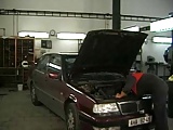 Car Broken-German beauties pay mecanic with Anal 