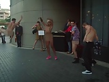 Naked dancing in public.