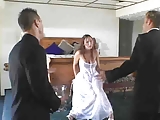 bride fucks threesome by jackass