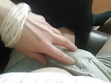  new hand playing with cock