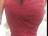 Jiggly Booty in a Red Dress