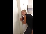 Fucking a slut in a fast food bathroom