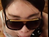 Asian Reddit chick blowing her man