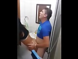Toilet spy sex